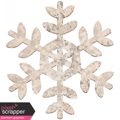 Winter Day Chipboard Snowflake 1 Paint