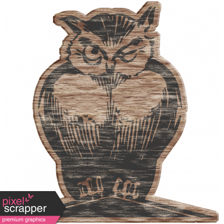 Winter Day Wood Owl
