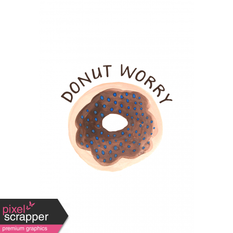 Art Print Donut Worry 4x6