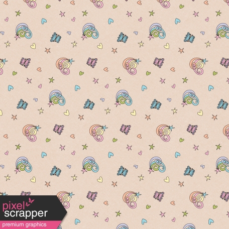 Unicorn Tea Party Papers Kit 2 - Paper 02