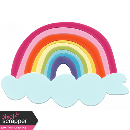 Raindrops & Rainbows Mini kit - Rubber Rainbow