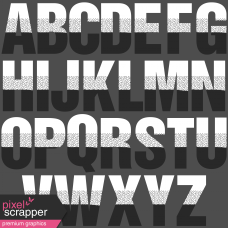 Scraps #2 Printable Alpha Letters