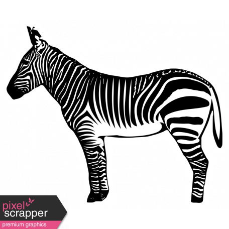 Kenya Elements sticker zebra