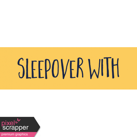 Family Day Word Art - Label - Sleepover With