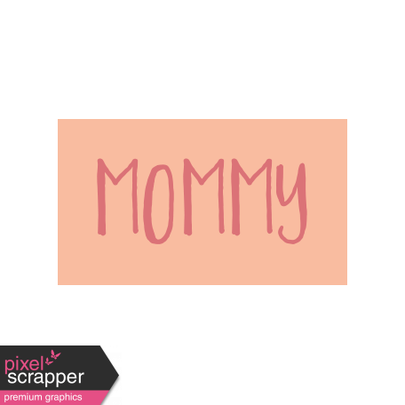 Family Day Word Art - Label - Mommy