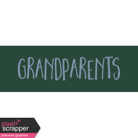 Family Day Word Art - Label - Grandparents