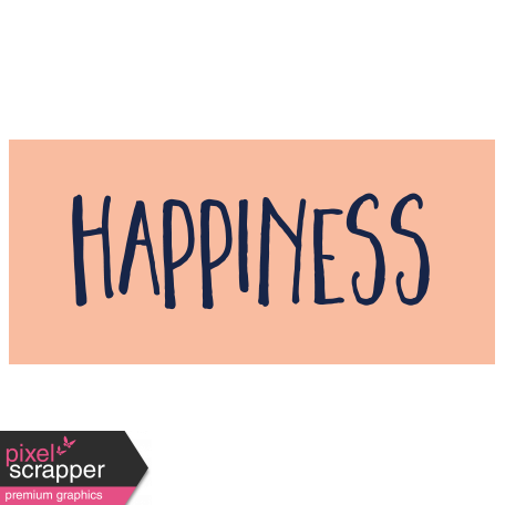 Family Day Word Art - Label - Happiness