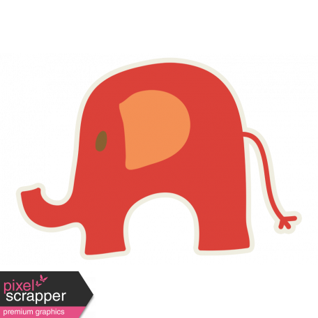Baby Baby Elephant Red