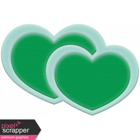 BYB Elements Rubber Heart 2 green