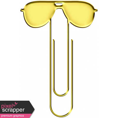 Sunglasses Clip Gold