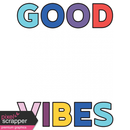 Good Vibes - Journal Card 06