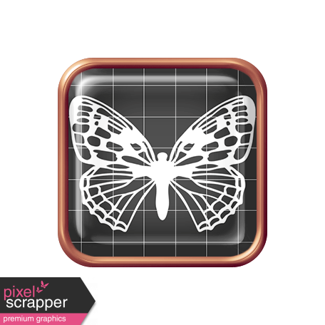 Seriously Butterflies Elements - Square Brad 01