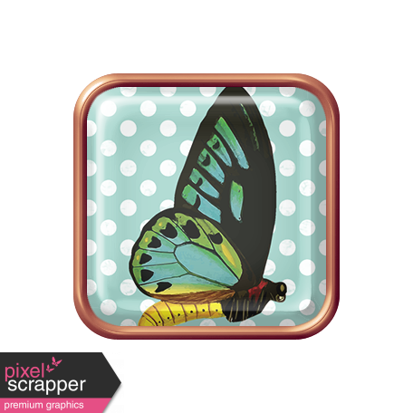 Seriously Butterflies Elements - Square Brad 03