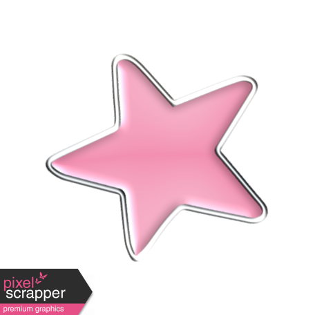 Halloween Enamel Pin - Pink Star