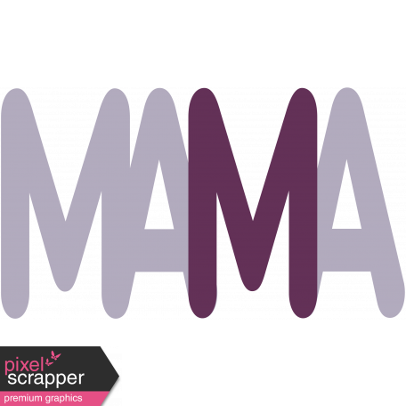 New Day Baby Word Art - Mama