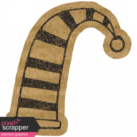 HFH Cardboard Sticker - Stocking Hat