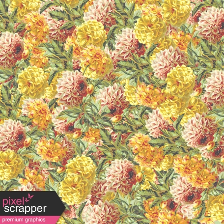 Seriously Floral #2 Papers Kit - Paper 10a