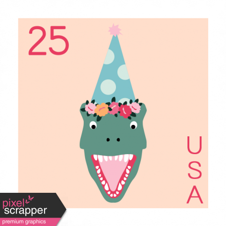 The Good Life - June Birthday Elements - Birthday Stamp 3