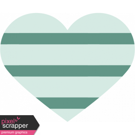 The Good Life - June Elements - Striped Heart 5