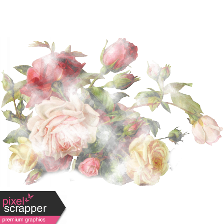 Rememberance Elements Kit - Watercolor Roses