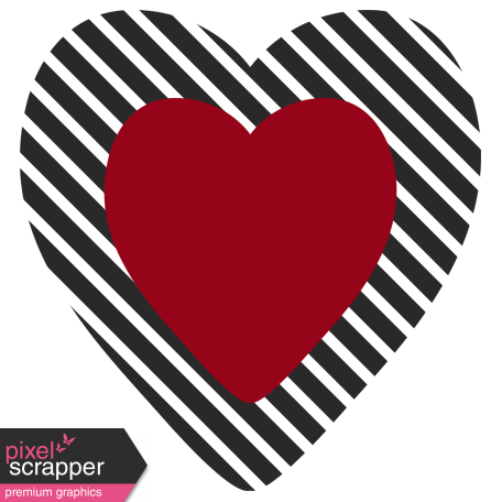 Family Tradition Elements - Print Heart White