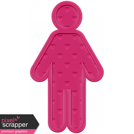 Family Traditions Elements - Rubber Person 2 Pink