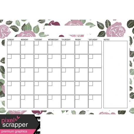 Scifi Calendars - Blank Calendar 2 A4