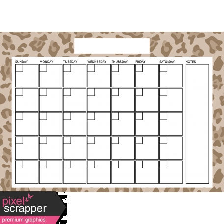 Wild Child Calendars - Calendar C 5x7