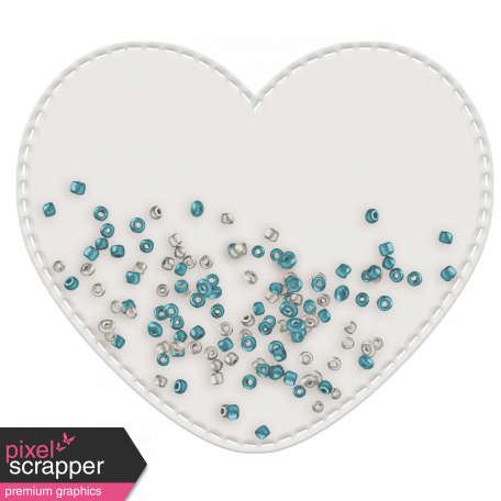 Shaker Pockets Kit - Beads - Heart Filled