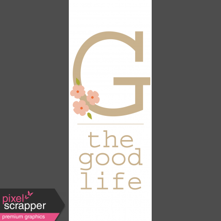 The Good Life - May 2019 Journal Me - Good Life 3x8