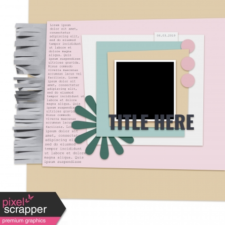 Layout Template Kit #45 - Layout A