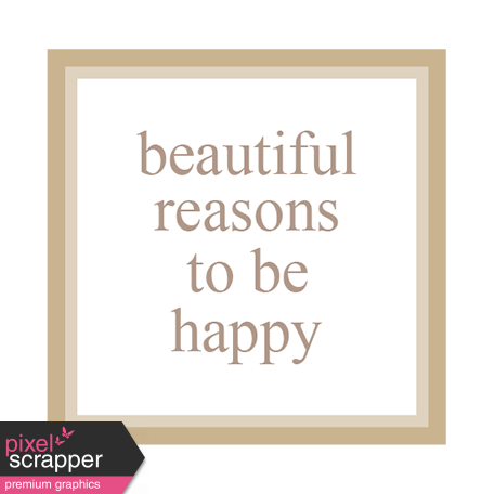 The Good Life: May 2019 Words & Tags Kit - beautiful reasons 1