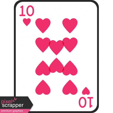 Birthday Pocket Cards Kit #2: Playing Card 10