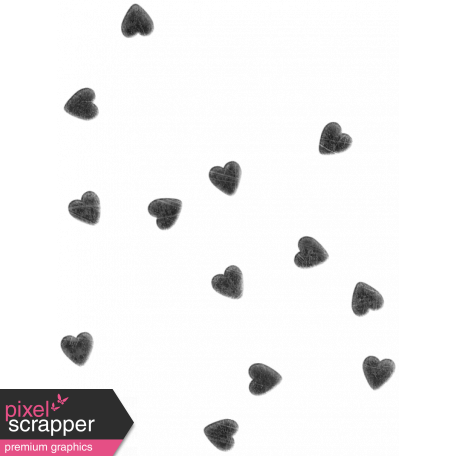 The Good Life - September 2019 Elements - Heart Scatter Black