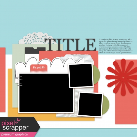 Layout Templates Kit #49: Layout Template 49B