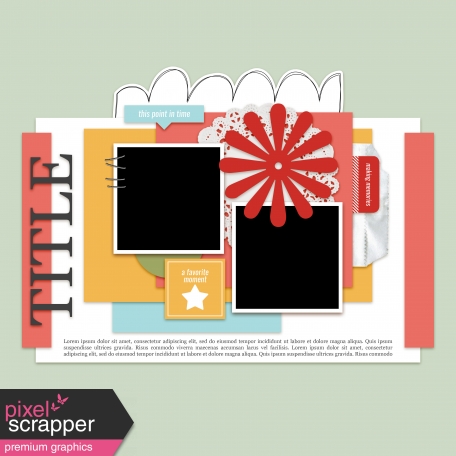 Layout Templates Kit #49: Layout Template 49C