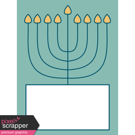 The Good Life: December 2019 Hanukkah Journal Me Kit - Pocket Card 4 3x4