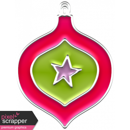 The Good Life: December 2019 Christmas Elements Kit - enamel ornament 2