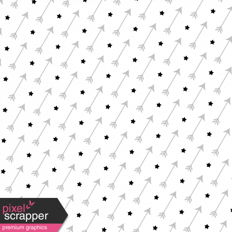 Paper 164 - Arrows & Stars Template - Large