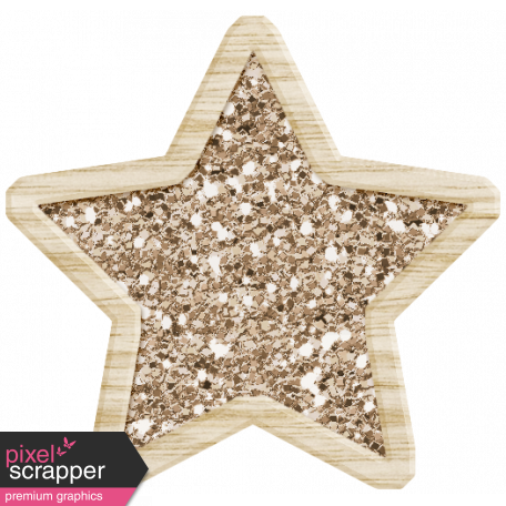 The Good Life - December 2019 Elements - Glitter Star Gold 2