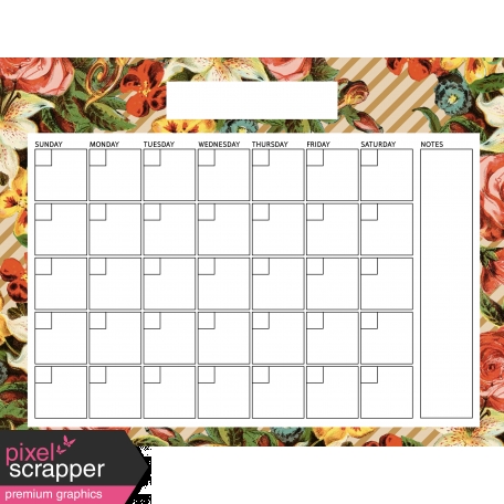 The Good Life February 2020 Calendars Calendar 8 5x11 Blank 1 Graphic By Marisa Lerin Pixel Scrapper Digital Scrapbooking