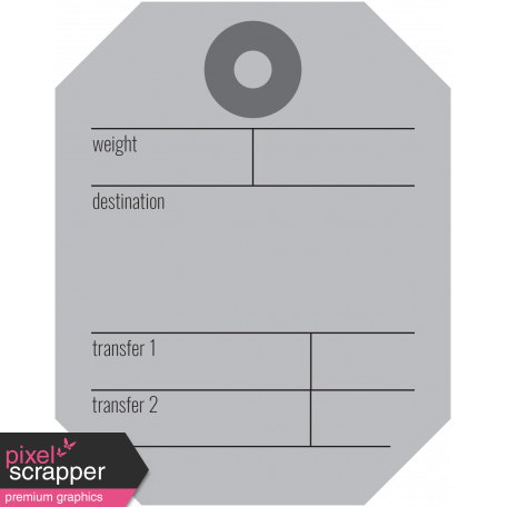 Tag Templates Kit #12 - Tag Template 12A