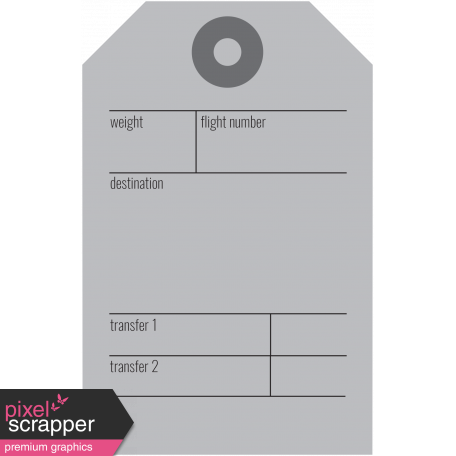 Tag Templates Kit #12 - Tag Template 12B