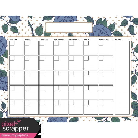 The Good Life: May 2020 Calendars Kit - Calendar 8.5x11 blank