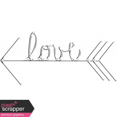 The Good Life - May 2020 Elements - Wire Love Arrow 
