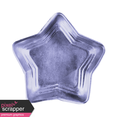 The Good Life: August 2020 Elements Kit - metal star purple