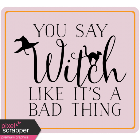The Good Life - October 2020 Stickers & Tags Kit - witch 2