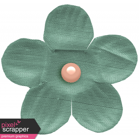 The Good Life: November 2020 Elements Kit - small flower teal