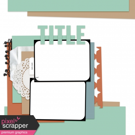 Layout Templates Kit #66 - Template 66B