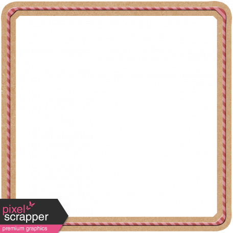 The Good Life: December 2020 Pink Christmas Elements Kit - Chipboard Frame